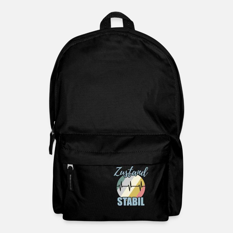 Krankenhaus Spruch - Rucksack - Schwarz