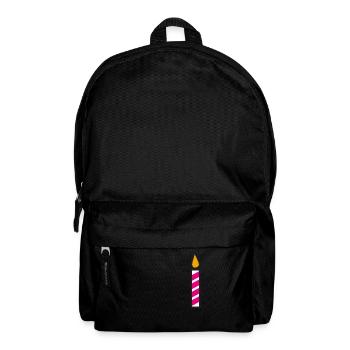 Bougie Idée cadeau d’anniversaire - Sac à dos - noir - Devant