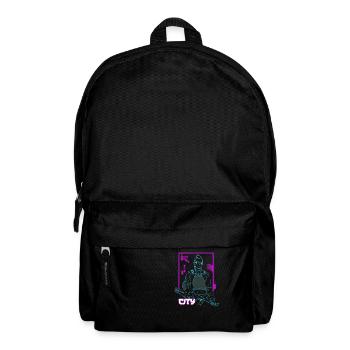 Verbrenne das Stadtmädchen - Rucksack - Schwarz - Vorne