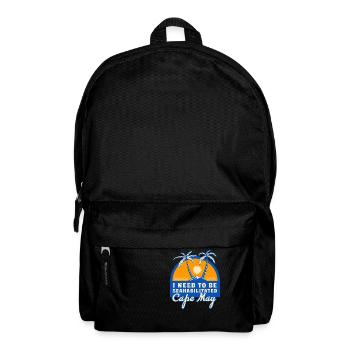 I Need To Be Seahabilitated Cape May Summer - Rucksack - Schwarz - Vorne