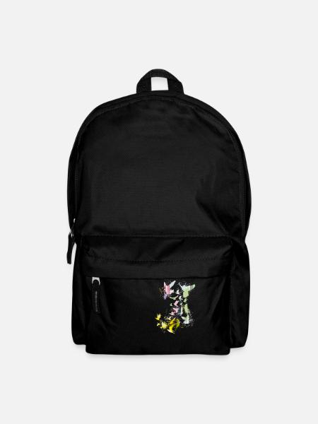 tauben,taube,vögel,vogelschwarm,graffiti,pastell - Rucksack - Schwarz