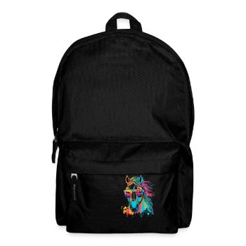 Horse cool colorful sunglasses - Backpack - black - Front