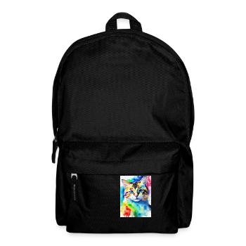 Cat Watercolor Sweet design - Rucksack - Schwarz - Vorne