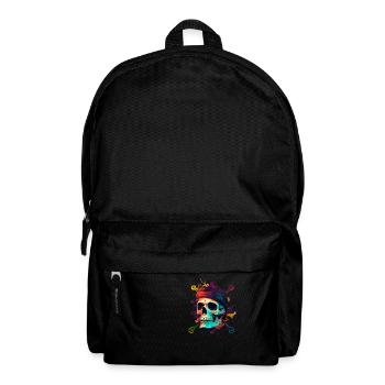 Skull and bones pirate - Backpack - black - Front