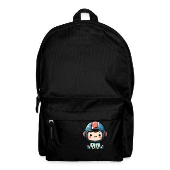 Biker Babyhelm - Rucksack - Schwarz - Vorne