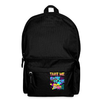 Take Me Back to 80's - Backpack - black - Front