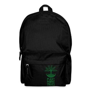plantmoretrees - Backpack - black - Front