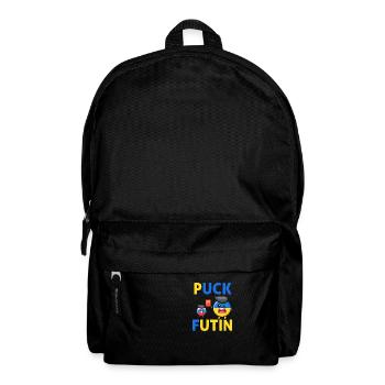 Puck Futin Ich unterstütze die Ukraine - Rucksack - Schwarz - Vorne