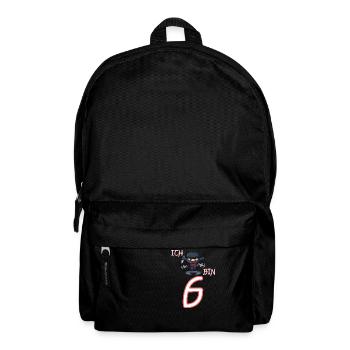 Ich bin 6 Ninja Geburtstag 6.Geburtstag - Rucksack - Schwarz - Vorne