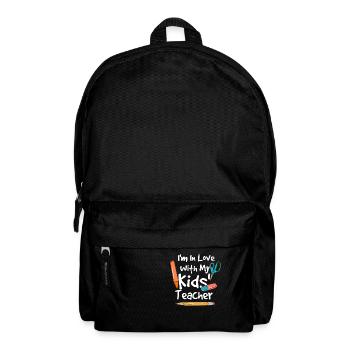 In Love With My Kids' Teacher - Rucksack - Schwarz - Vorne