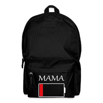 Mama batterie vide - Sac à dos - noir - Devant