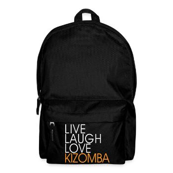 Live Laugh Love Kizomba - Dance Shirt - Rucksack - Schwarz - Vorne