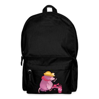 Maulwurf - Rucksack - Schwarz - Vorne