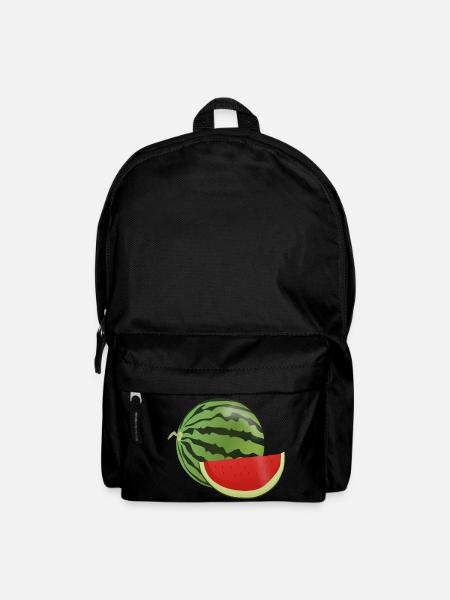 water melon wassermelone veggie fruits1112 - Rucksack - Schwarz