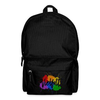 Variété LGBT Gay Pride éclabousse de couleur - Sac à dos - noir - Devant