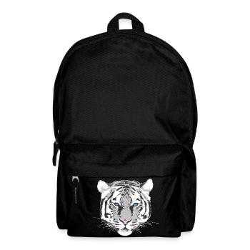 weißer Tiger - Rucksack - Schwarz - Vorne