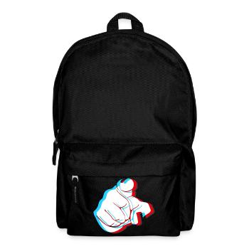 I want YOU - 3D finger - Backpack - black - Front