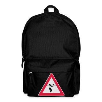 Achtung, Volleyball wird gespielt! - Backpack - black - Front