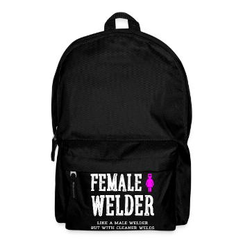 Funny Women Welder Girl Female Welding Welds - Sac à dos - noir - Devant