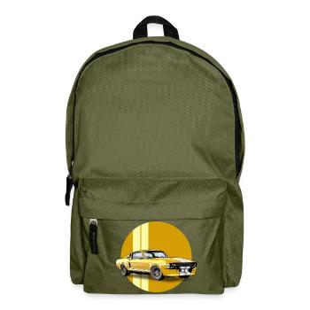 Voiture de sport - Sac à dos - vert olive - Devant