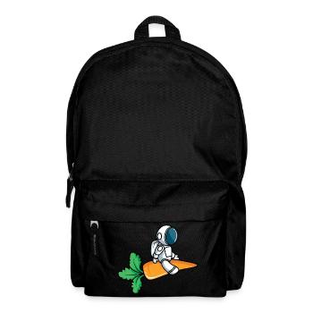 Astronaut on carrot rocket - Backpack - black - Front