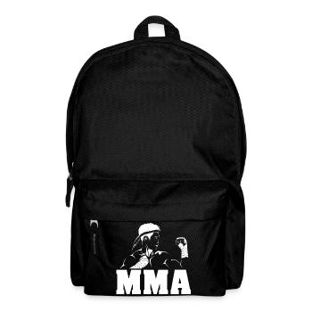 Symbole d’arts martiaux mixtes Fighter MMA cadeau - Sac à dos - noir - Devant