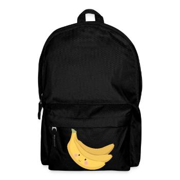 banane - Sac à dos - noir - Devant