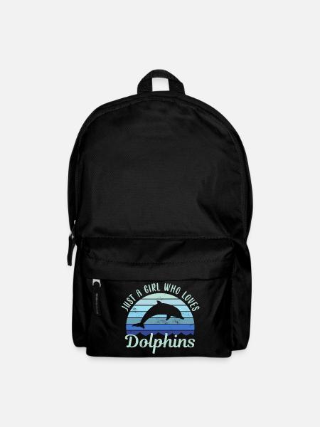 Delfin Delphin - Rucksack - Schwarz