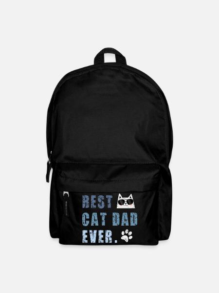 Katze Katzen - Rucksack - Schwarz