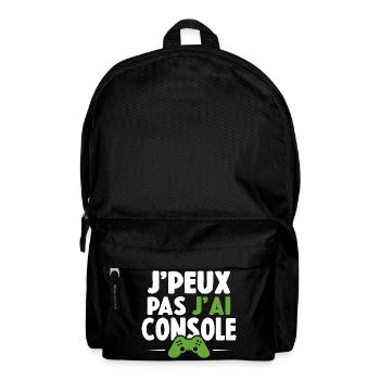 Je Peux Pas J'ai Console Cadeau Gaming - Sac à dos - noir - Devant