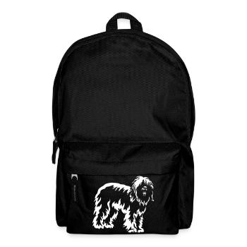 Portugiesischer Schäferhund "Black Edition" - Rucksack - Schwarz - Vorne