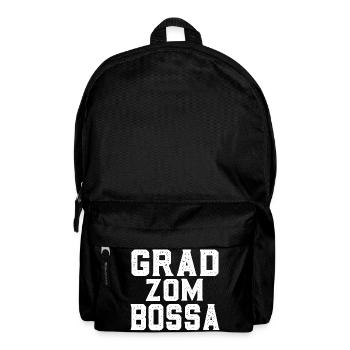 Grad zum Bossa - Rucksack - Schwarz - Vorne