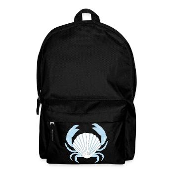 Crabe bleu - Sac à dos - noir - Devant