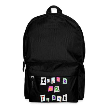 Trick or Treat for Halloween - Backpack - black - Front