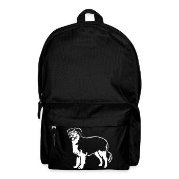 Australian Shepherd "Black Edition" - Backpack - black - Front