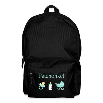 Patenonkel Geburt Junge Taufe - Rucksack - Schwarz - Vorne