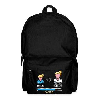 Interne Belastung Arzt Humor zukünftiger Arzt - Rucksack - Schwarz - Vorne