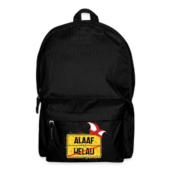 Ortsschild Köln Alaaf - Rucksack - Schwarz - Vorne
