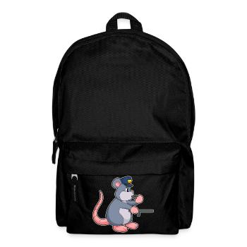 Rat Policier Matraque Police - Sac à dos - noir - Devant
