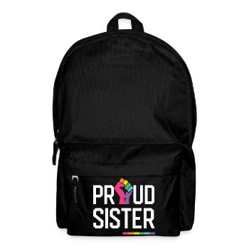 LGBT Pride Month - Stolze Schwester - Rucksack - Schwarz - Vorne