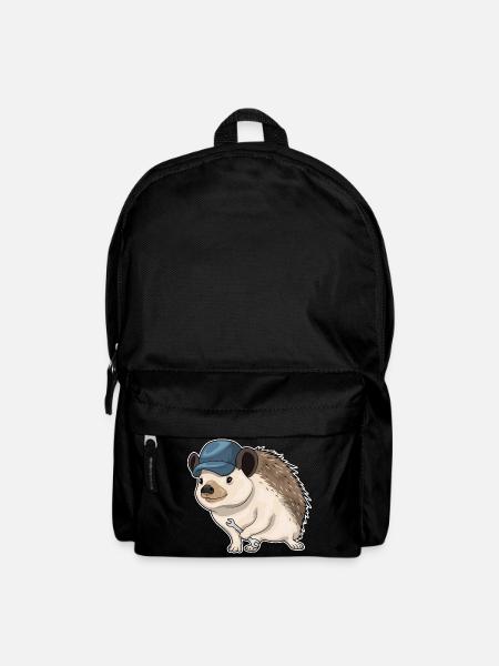 Igel Mechaniker Schraubenschlüssel Werkstatt - Rucksack - Schwarz