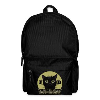 Cute Black Cat - Backpack - black - Front