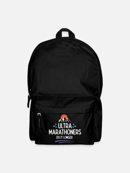 Ultra-Marathonläufer machen es länger - Rucksack - Schwarz