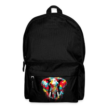Elefant - Rucksack - Schwarz - Vorne