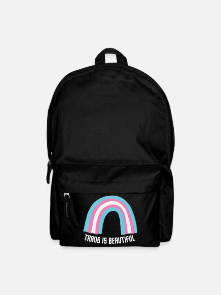 Trans ist wunderschön - Rucksack - Schwarz
