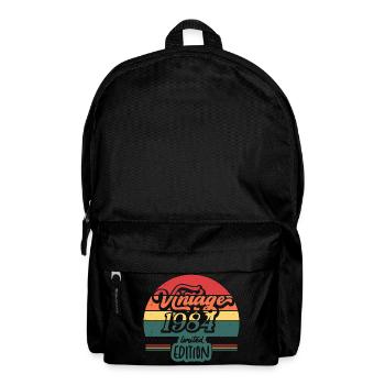 Jahrgang 1984 Limitierte Auflage - Rucksack - Schwarz - Vorne
