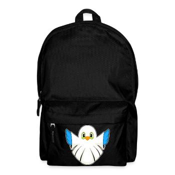 Bird Halloween Ghost - Backpack - black - Front