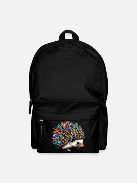 Igel - Rucksack - Schwarz