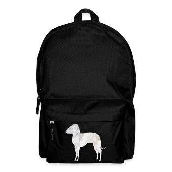 Bedlington Terrier - Backpack - black - Front