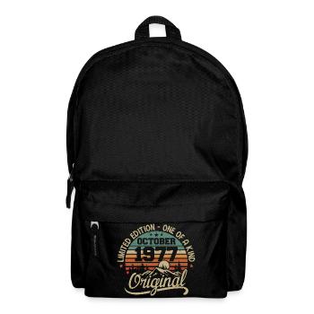 Oktober 1977 - Im Oktober 1977 wurden Legenden geboren - Rucksack - Schwarz - Vorne